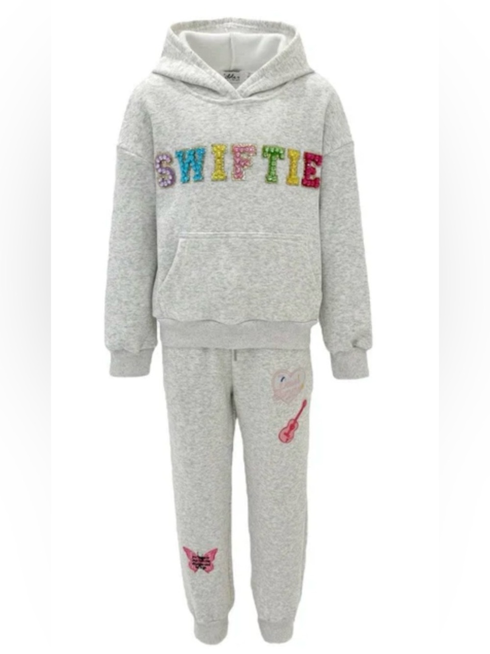Lola + The Boys Swiftie Sweatshirt & Jogger Set